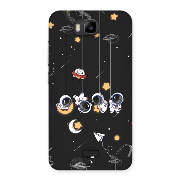 Hanging Astronauts Back Case for Honor Bee