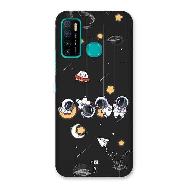 Hanging Astronauts Back Case for Infinix Hot 9 Pro