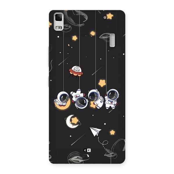 Hanging Astronauts Back Case for Lenovo K3 Note