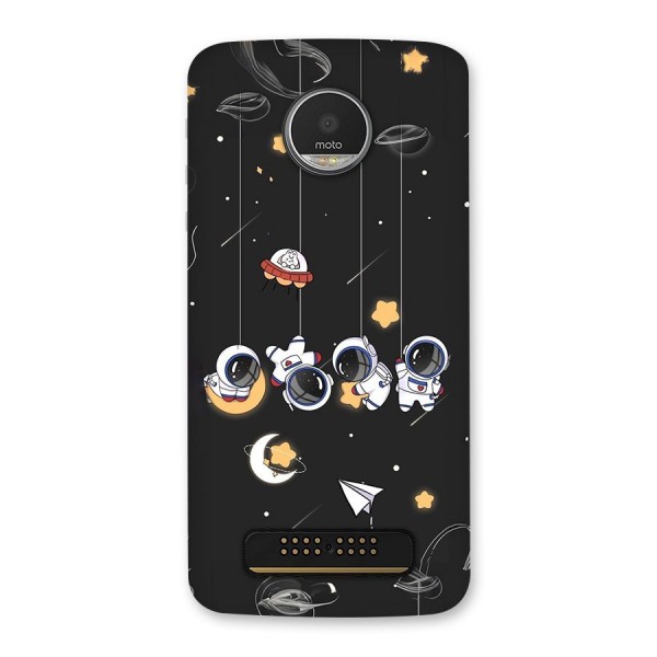 Hanging Astronauts Back Case for Moto Z Play