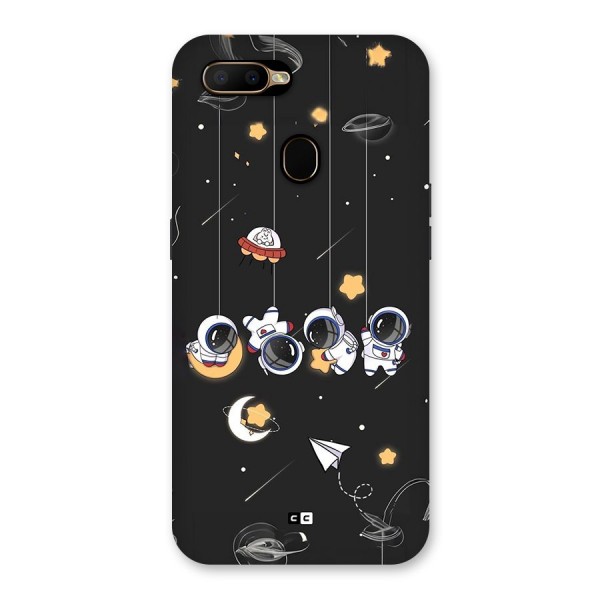 Hanging Astronauts Back Case for Oppo A5s