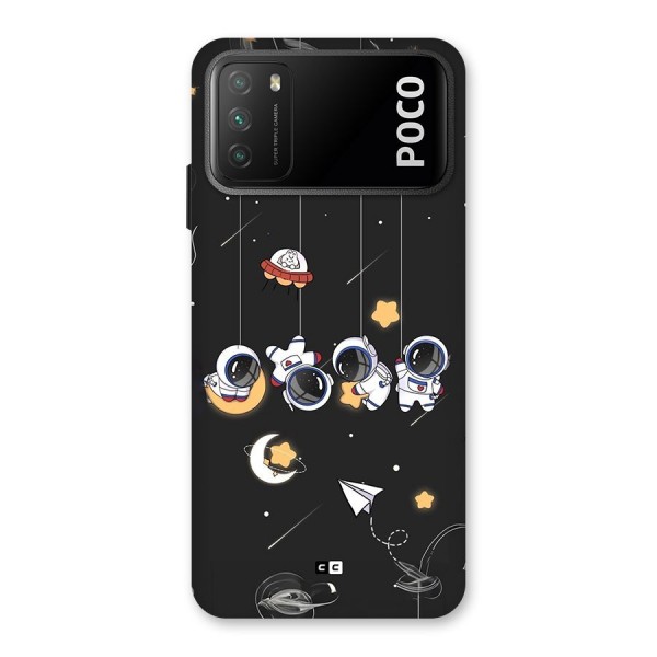 Hanging Astronauts Back Case for Poco M3
