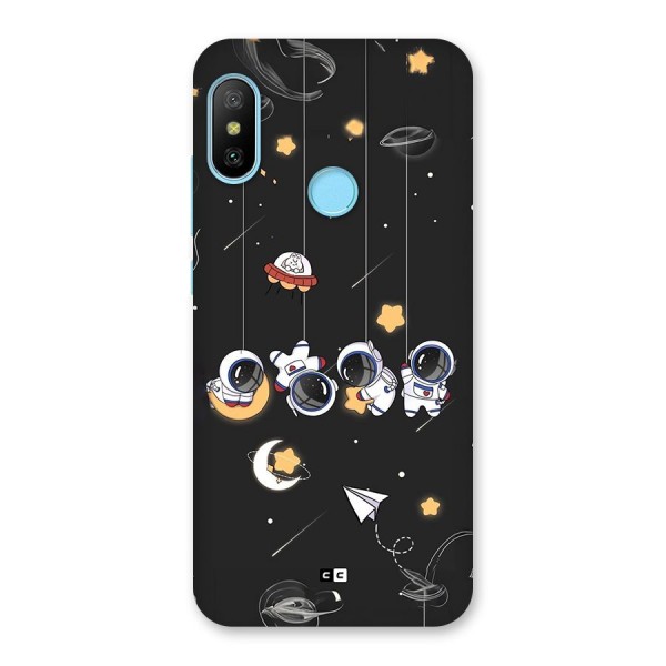 Hanging Astronauts Back Case for Redmi 6 Pro