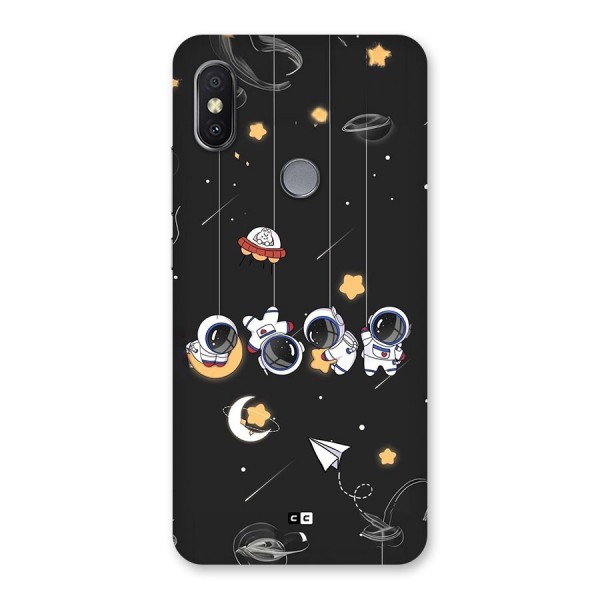 Hanging Astronauts Back Case for Redmi Y2