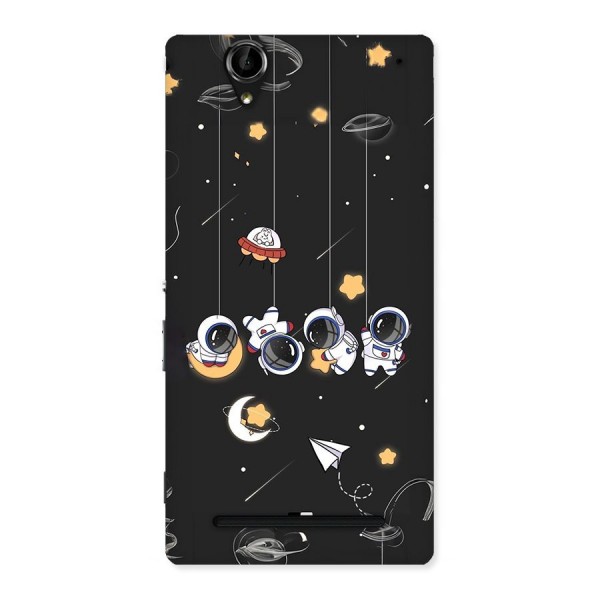 Hanging Astronauts Back Case for Xperia T2