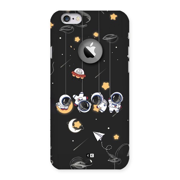 Hanging Astronauts Back Case for iPhone 6 Logo Cut