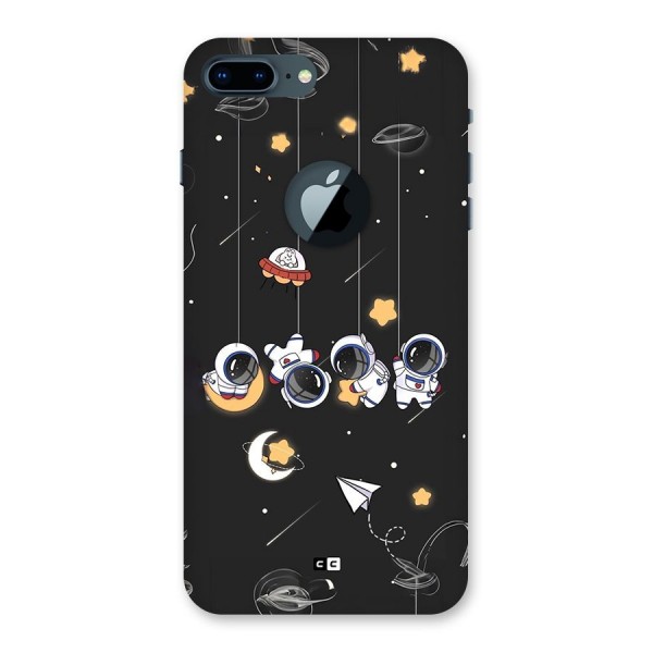 Hanging Astronauts Back Case for iPhone 7 Plus Logo Cut
