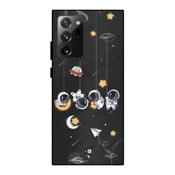 Hanging Astronauts Metal Back Case for Galaxy Note 20 Ultra