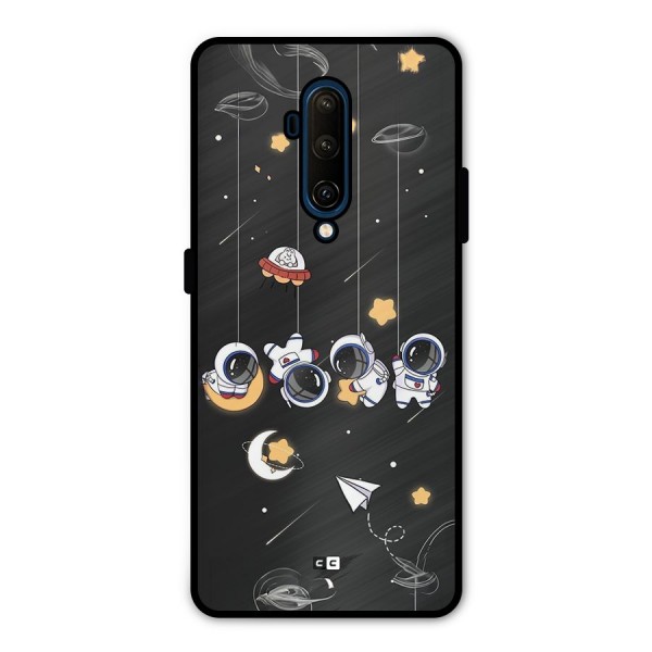 Hanging Astronauts Metal Back Case for OnePlus 7T Pro
