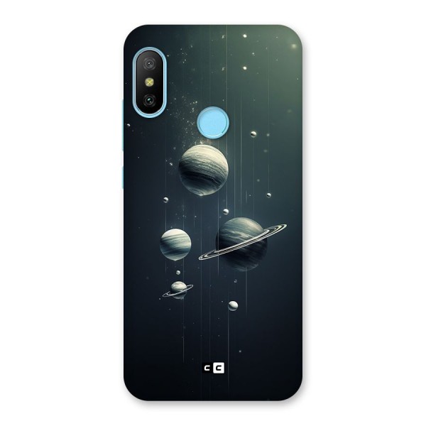 Hanging Planets Back Case for Redmi 6 Pro