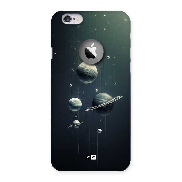 Hanging Planets Back Case for iPhone 6 Logo Cut