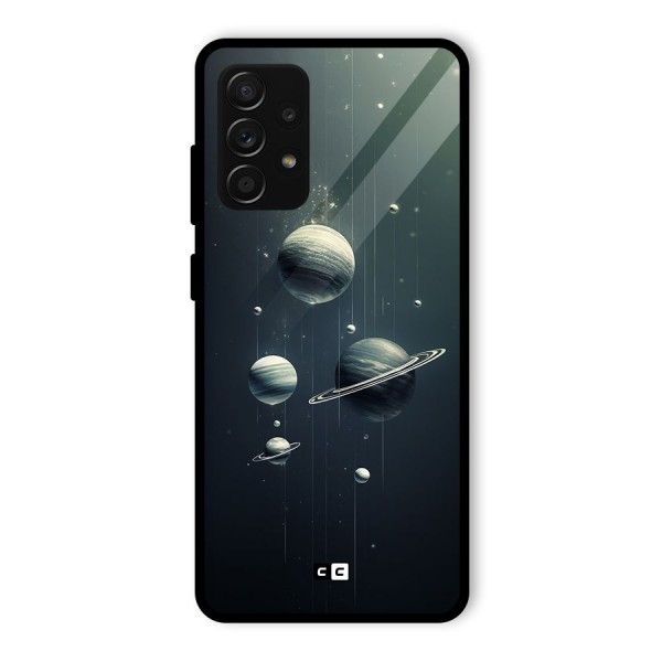 Hanging Planets Glass Back Case for Galaxy A53 5G