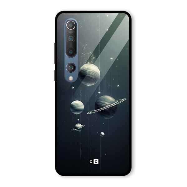 Hanging Planets Glass Back Case for Mi 10