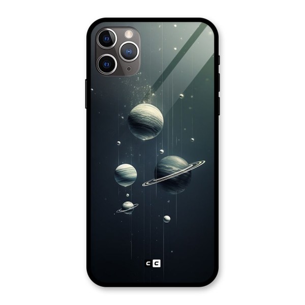 Hanging Planets Glass Back Case for iPhone 11 Pro Max