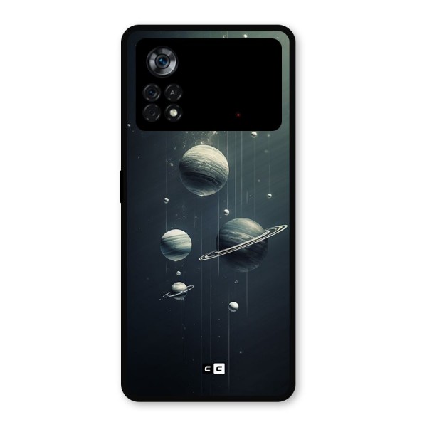Hanging Planets Metal Back Case for Poco X4 Pro 5G