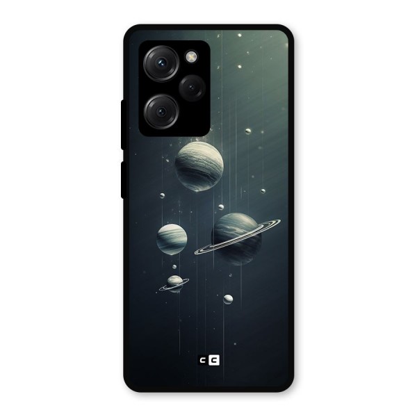 Hanging Planets Metal Back Case for Poco X5 Pro