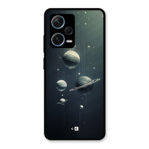 Hanging Planets Metal Back Case for Redmi Note 12 Pro Plus 5G