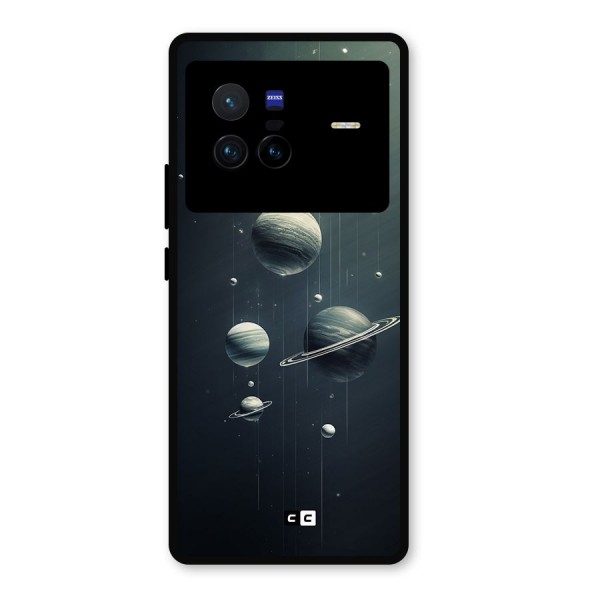 Hanging Planets Metal Back Case for Vivo X80