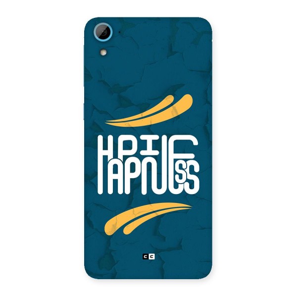 Happpiness Typography Back Case for Desire 826