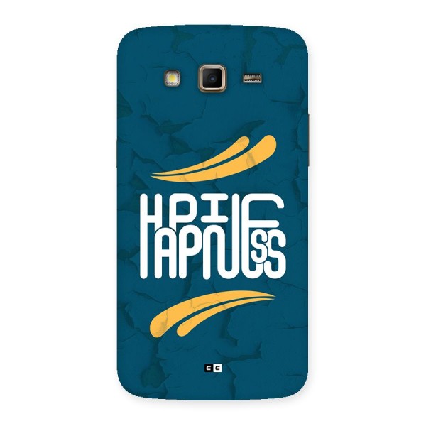 Happpiness Typography Back Case for Galaxy Grand 2