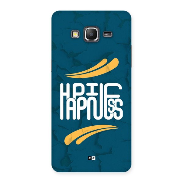 Happpiness Typography Back Case for Galaxy Grand Prime