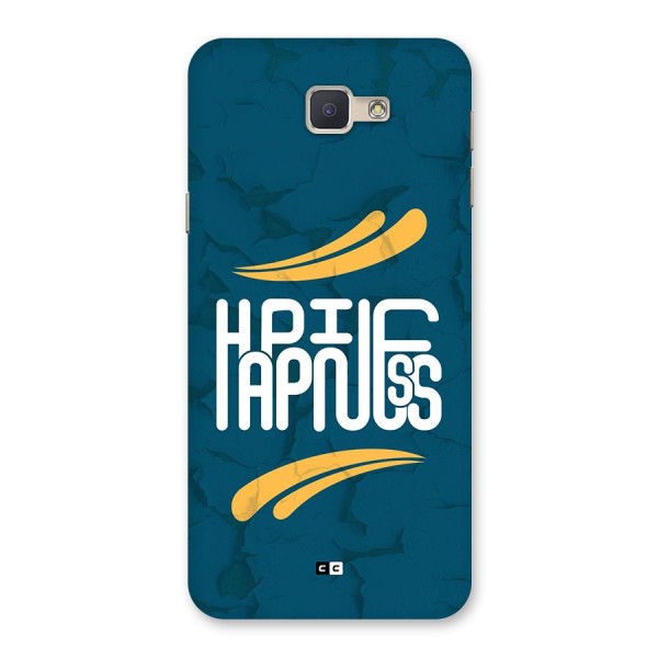 Happpiness Typography Back Case for Galaxy J5 Prime
