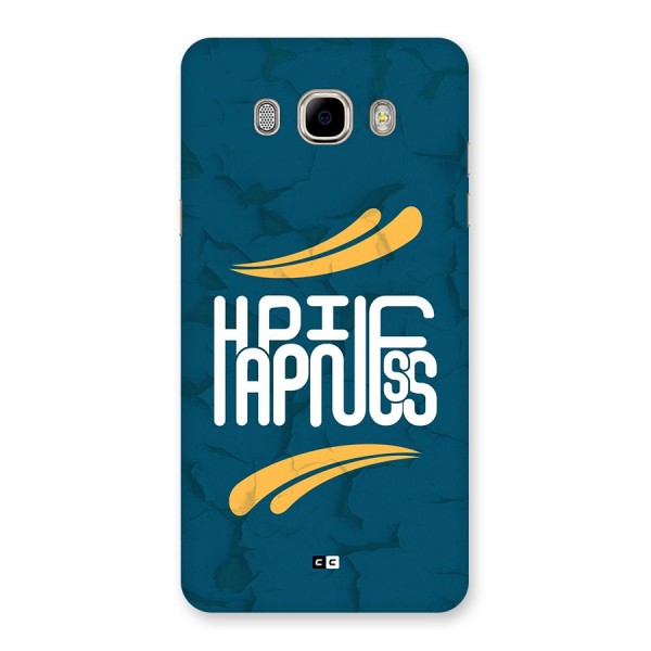 Happpiness Typography Back Case for Galaxy J7 2016