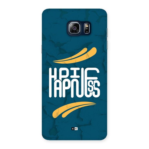 Happpiness Typography Back Case for Galaxy Note 5
