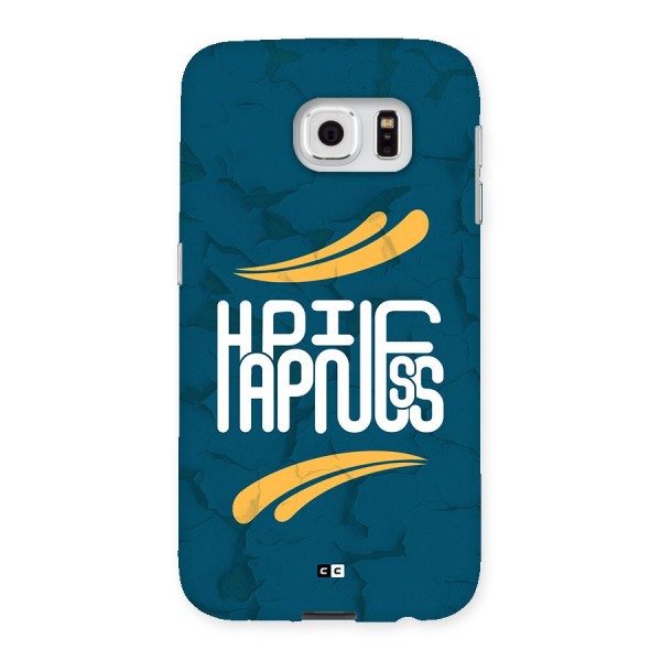 Happpiness Typography Back Case for Galaxy S6
