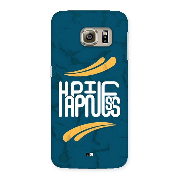 Happpiness Typography Back Case for Galaxy S6 edge