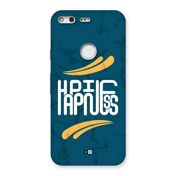 Happpiness Typography Back Case for Google Pixel
