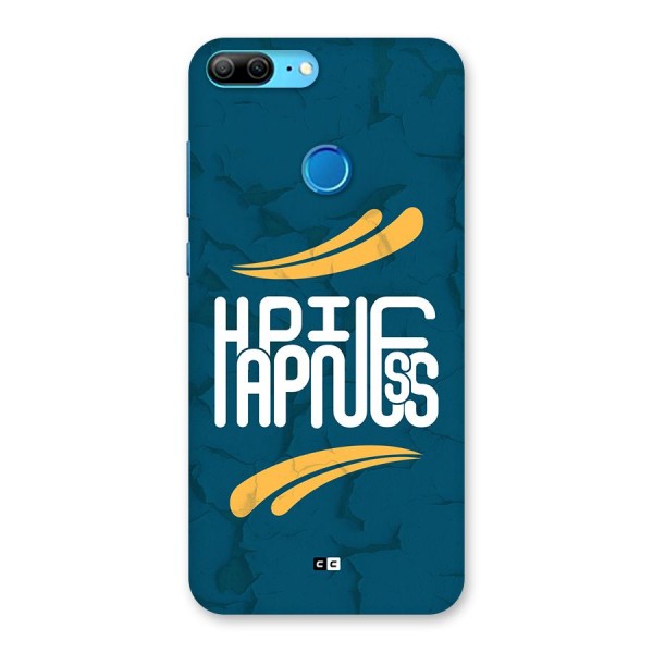 Happpiness Typography Back Case for Honor 9 Lite