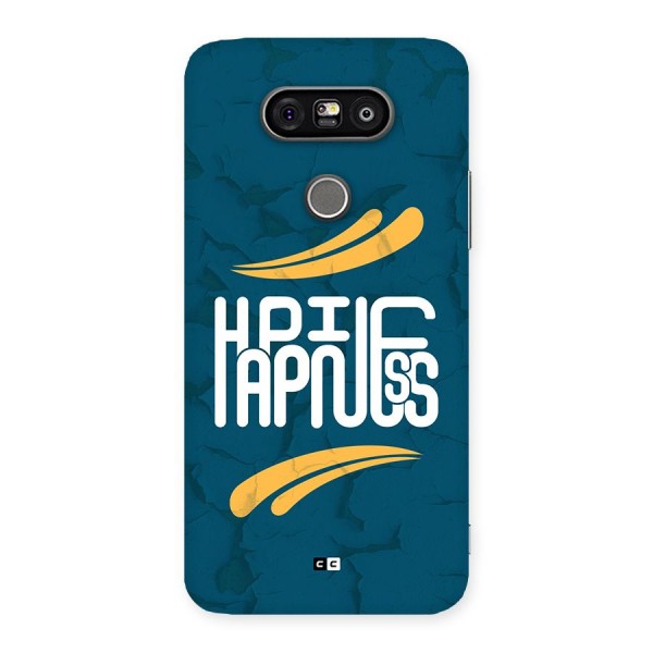 Happpiness Typography Back Case for LG G5