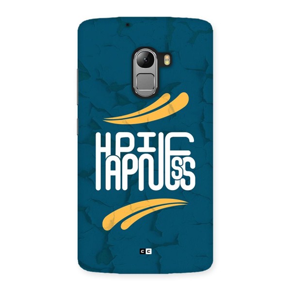 Happpiness Typography Back Case for Lenovo K4 Note