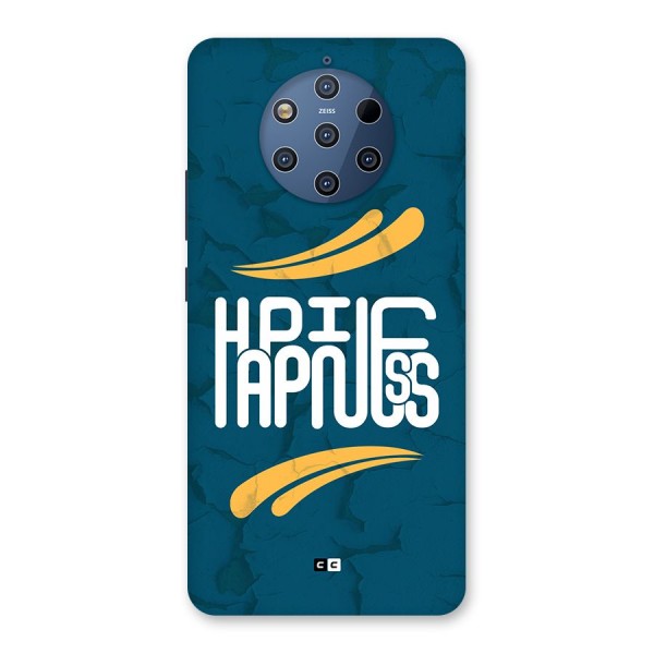Happpiness Typography Back Case for Nokia 9 PureView