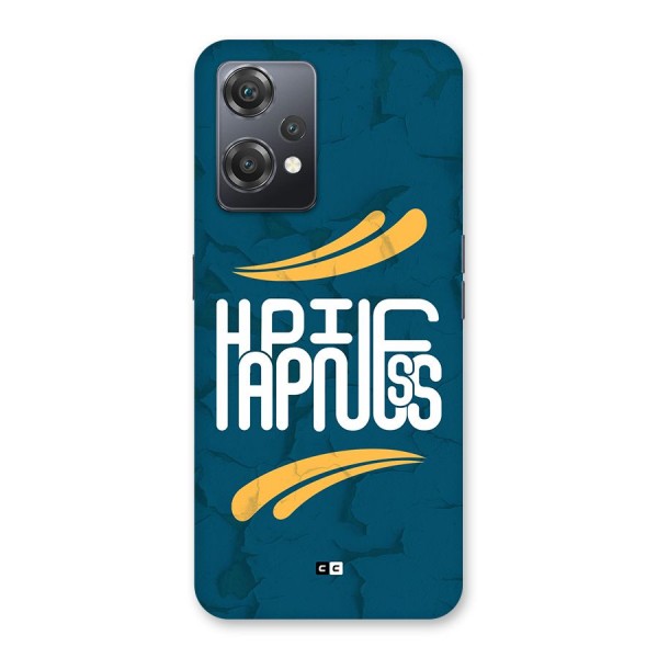 Happpiness Typography Back Case for OnePlus Nord CE 2 Lite 5G