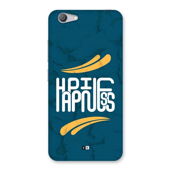 Happpiness Typography Back Case for Vivo Y53