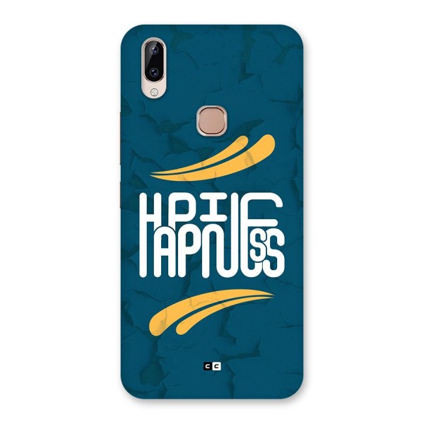 Happpiness Typography Back Case for Vivo Y83 Pro