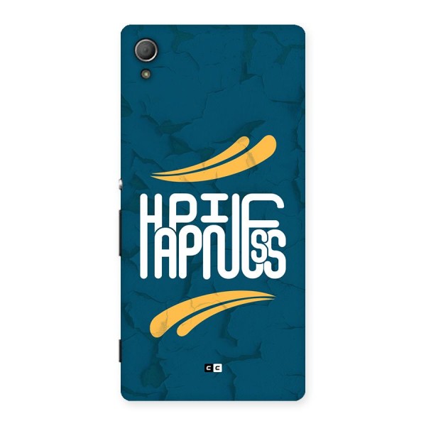 Happpiness Typography Back Case for Xperia Z4