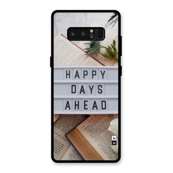 Happy Days Ahead Glass Back Case for Galaxy Note 8