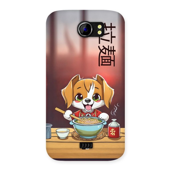 Happy Dog Cooking Back Case for Canvas 2 A110