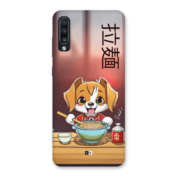 Happy Dog Cooking Back Case for Galaxy A70