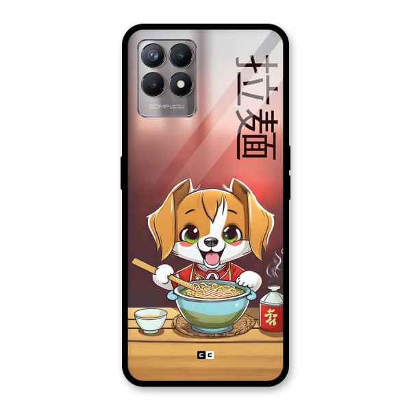 Happy Dog Cooking Glass Back Case for Realme Narzo 50