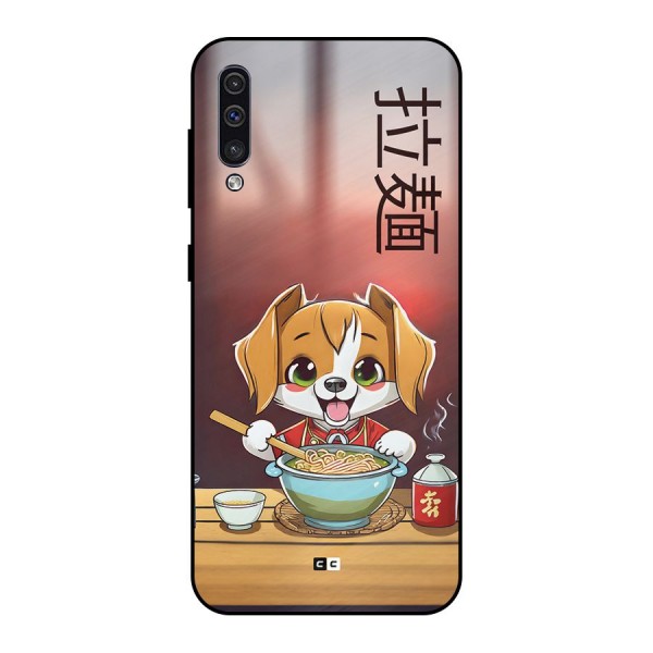 Happy Dog Cooking Metal Back Case for Galaxy A30s