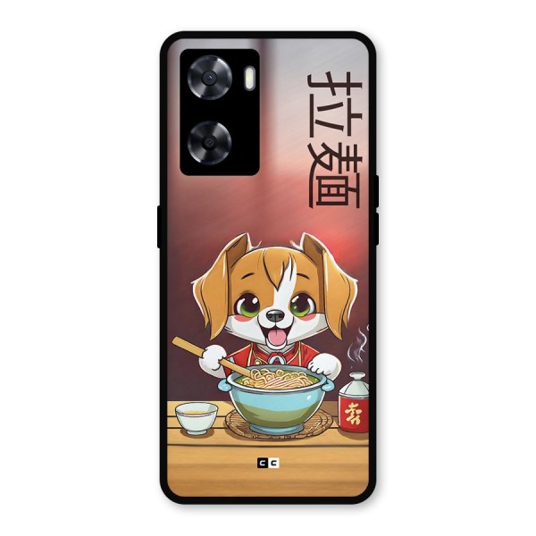 Happy Dog Cooking Metal Back Case for Oppo A57 2022