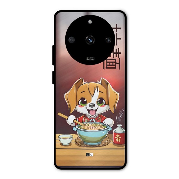 Happy Dog Cooking Metal Back Case for Realme Narzo 60 5G