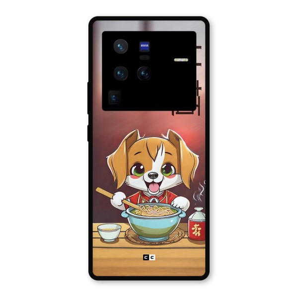 Happy Dog Cooking Metal Back Case for Vivo X80 Pro