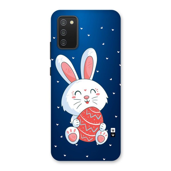 Happy Festive Bunny Back Case for Galaxy F02s