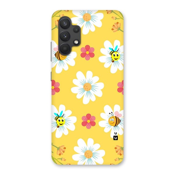Happy Flowers Back Case for Galaxy A32