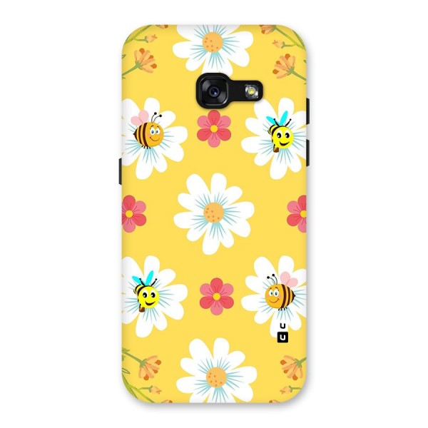 Happy Flowers Back Case for Galaxy A3 (2017)
